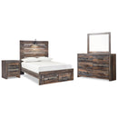 Signature Design by Ashley Drystan B211B72 6 pc Full Panel Bedroom Set IMAGE 1
