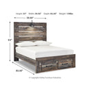 Signature Design by Ashley Drystan B211B72 6 pc Full Panel Bedroom Set IMAGE 8