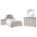 Signature Design by Ashley Realyn B743B40 6 pc Full Panel Bedroom Set IMAGE 1