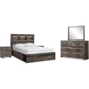 Signature Design by Ashley Drystan B211B19 7 pc Queen Bookcase Bedroom Set IMAGE 1