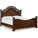 Signature Design by Ashley Lavinton B764B13 6 pc Queen Poster Bedroom Set IMAGE 2