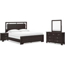 Signature Design by Ashley Covetown B441B15 6 pc King Panel Bedroom Set IMAGE 1