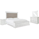 Benchcraft Kanwyn B777B25 6 pc King Panel Bedroom Set IMAGE 1