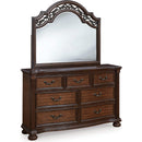 Signature Design by Ashley Lavinton B764B17 6 pc King Poster Bedroom Set IMAGE 3