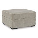 Benchcraft Calnita Fabric Storage Ottoman 2050211 IMAGE 1