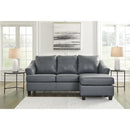 Signature Design by Ashley Genoa Stationary Leather Match Sofa 4770518C IMAGE 7