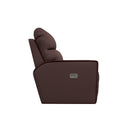 La-Z-Boy Maddox Power Reclining Chair and A Half w/ Headrest & Lumbar - Burgundy IMAGE 3