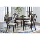 Signature Design by Ashley Lavinton D764-35 Oval Dining Room Extension Table IMAGE 13