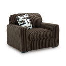 Signature Design by Ashley Midnight-Madness 9810423 Chair and a Half IMAGE 1