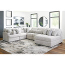 Signature Design by Ashley Cuddle Plush PC59106S3 6 pc Sectional with Chaise IMAGE 2