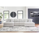 Signature Design by Ashley Cuddle Plush PC59106S4 4 pc Sectional with Chaise IMAGE 3
