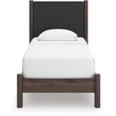Signature Design by Ashley Pamytta PCB2614B8 Twin Upholstered Panel Platform Bed IMAGE 2