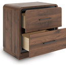 Signature Design by Ashley Fortlorn PCB386-92 Two Drawer Night Stand IMAGE 2