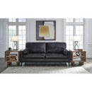 Signature Design by Ashley Bryceview Stationary Leather Match Sofa 2120538C IMAGE 4