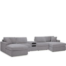 Signature Design by Ashley Modmax 92104S70 5 pc Sectional with Audio Console IMAGE 1