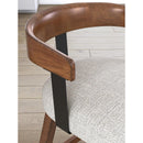 Signature Design by Ashley Ralene D594-224 Upholstered Swivel Barstool IMAGE 6