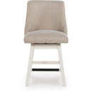 Signature Design by Ashley Robbinsdale D642-324 Upholstered Swivel Barstool IMAGE 2