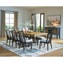 Signature Design by Ashley Galliden D841-55 Rectangular Dining Room Extension Table IMAGE 17