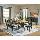 Signature Design by Ashley Galliden D841-55 Rectangular Dining Room Extension Table IMAGE 19
