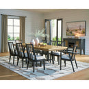 Signature Design by Ashley Galliden D841-55 Rectangular Dining Room Extension Table IMAGE 20