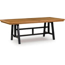Signature Design by Ashley Galliden D841-55 Rectangular Dining Room Extension Table IMAGE 2