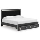 Signature Design by Ashley Zuraleus PCB3380B11 King Upholstered Panel Storage Bed IMAGE 2