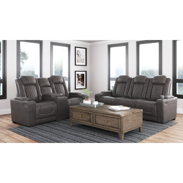 Signature Design by Ashley HyllMont 93003 2 pc Power Reclining Living Room Set IMAGE 1