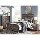 Signature Design by Ashley Wynnlow B440 6 pc King Crossbuck Panel Bedroom Set IMAGE 2