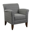 Brentwood Classics Billie Stationary Fabric Accent Chair Billie 128-20 Accent Chair - Varsity Black IMAGE 1