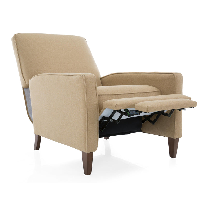 Decor-Rest Furniture Kick Back Power Fabric Recliner Kick Back 7612-PC Power Push Back Chair IMAGE 2