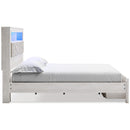 Signature Design by Ashley Altyra King Upholstered Bookcase Bed with Storage B2640-69/B2640-56S/B2640-95 IMAGE 3