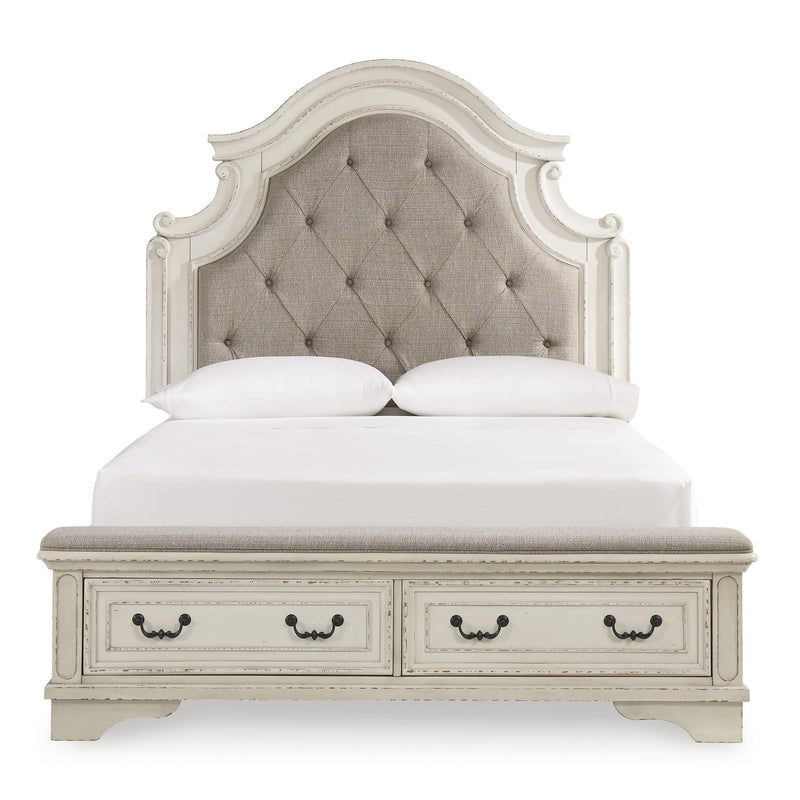Signature Design by Ashley Realyn Queen Upholstered Panel Bed B743-57/B743-54S/B743-196 IMAGE 2