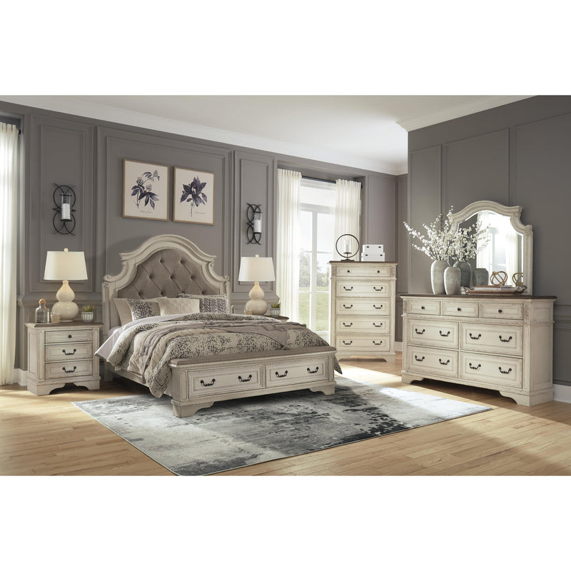 Signature Design by Ashley Realyn Queen Upholstered Panel Bed B743-57/B743-54S/B743-196 IMAGE 6
