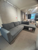 Curated UR48-65/-60 LHF Sofa & RHF Peninsula in Cashmere Charcoal