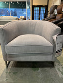 Curated 2781-F03 Chair Cover: Mercedes Ash / Fin: Pewter