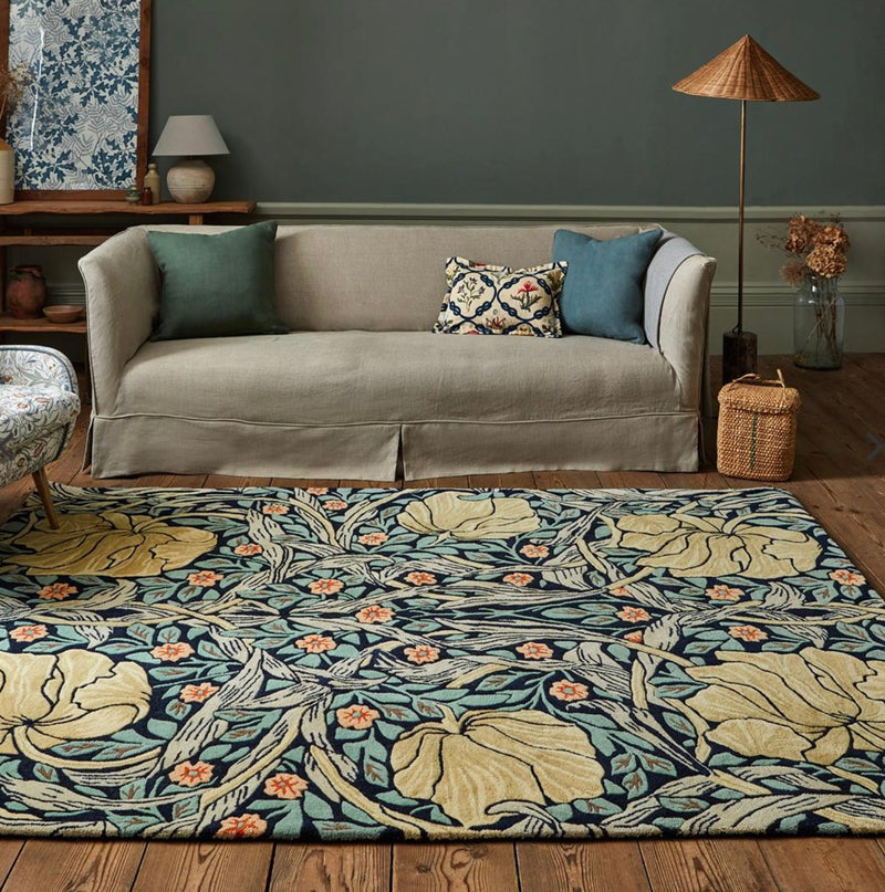 Pimpernel Indigo Area Rug
