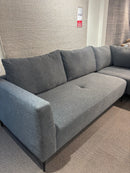 Curated UR48-65/-60 LHF Sofa & RHF Peninsula in Cashmere Charcoal