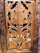 Indian Brass-Inlaid Decorative End Table