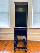 Baker Black Lacquer Highboy