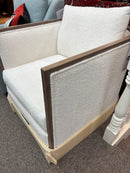 Curated 6310-03 Chair Popcorn Ivory / Finish: Antique Grey