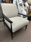 Curated 6990 Chair Cover: Joyful Grey / Finish: Black with Pewter Leg Tip