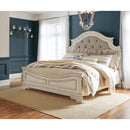  Signature Design by Ashley Realyn B743B89 7 pc King Upholstered Panel Bedroom Set IMAGE 2