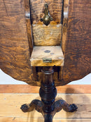 Georgian Revival Ornate Pedestal Table