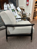 Curated 6990 Chair Cover: Joyful Grey / Finish: Black with Pewter Leg Tip