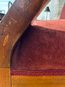 Eastlake Revival Upholstered Settee