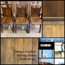 Vintage Folding Chairs