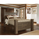  Signature Design by Ashley Juararo B251B17 7 pc Queen Poster Bedroom Set IMAGE 2