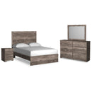  Signature Design by Ashley Ralinksi B2587B9 5 pc Full Panel Bedroom Set IMAGE 2