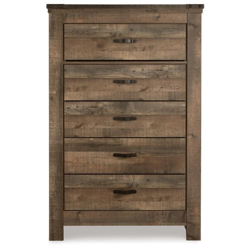  Signature Design by Ashley Trinell B446B89 9 pc Full Bookcase Bedroom Set IMAGE 3