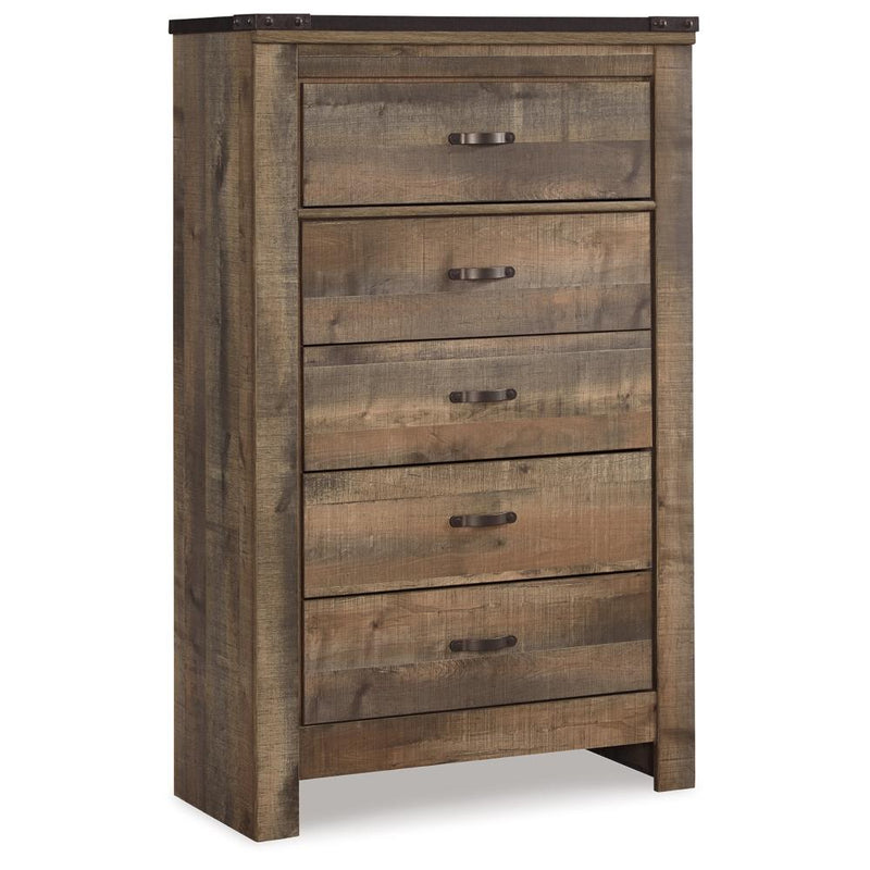  Signature Design by Ashley Trinell B446B89 9 pc Full Bookcase Bedroom Set IMAGE 5